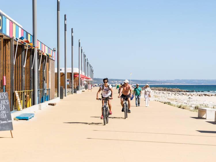 Capitan Beach House Costa da Caparica Exterior photo